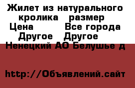 Жилет из натурального кролика,44размер › Цена ­ 500 - Все города Другое » Другое   . Ненецкий АО,Белушье д.